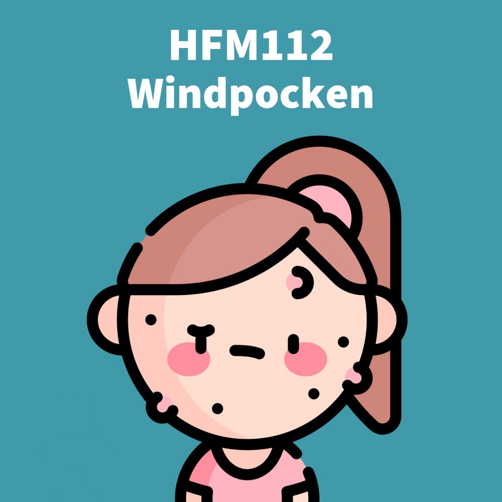 Coverbild der HFM Podcastfolge zu Windpocken Varizellen